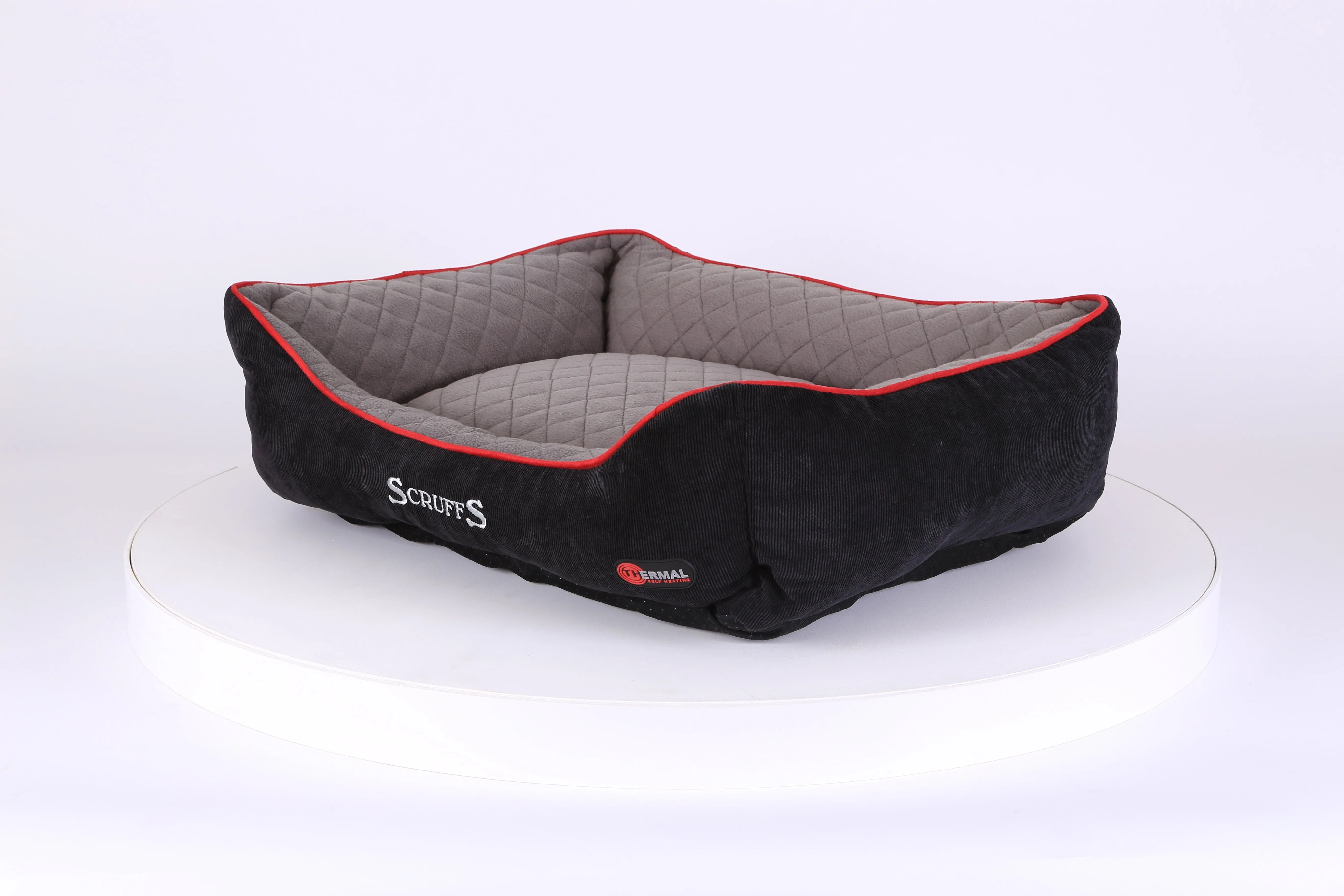 Thermal Box Bed - Black & Grey