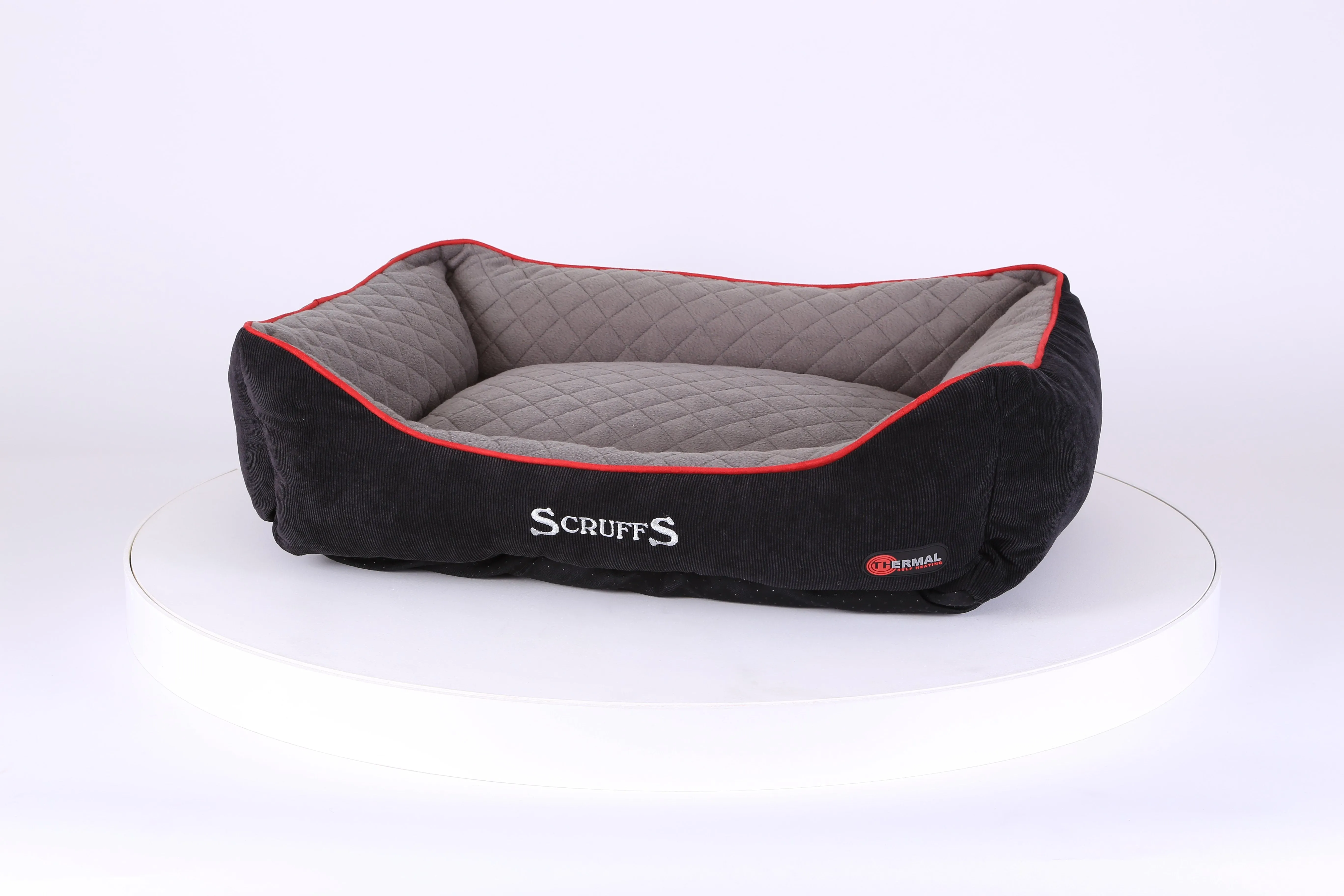 Thermal Box Bed - Black & Grey