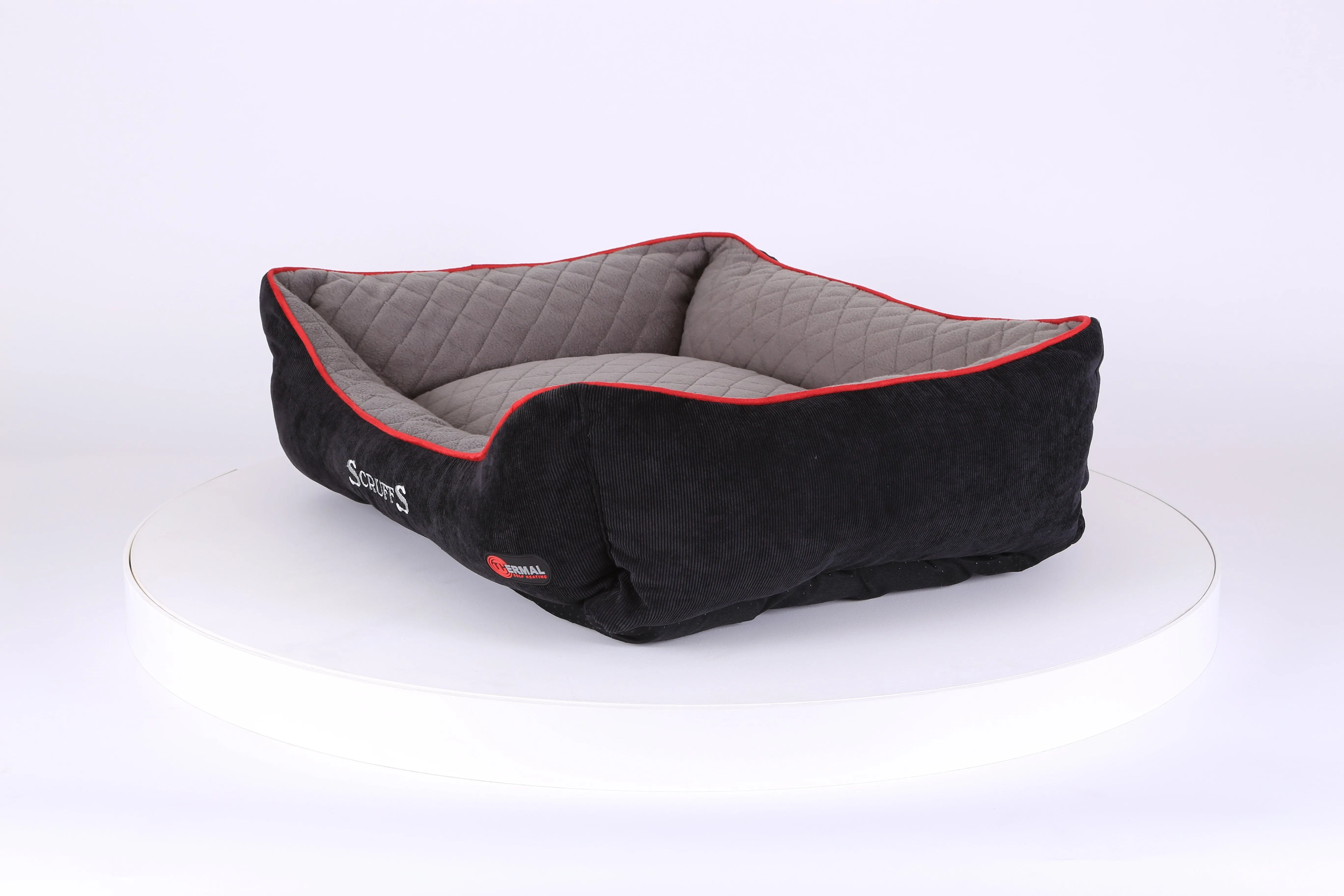 Thermal Box Bed - Black & Grey