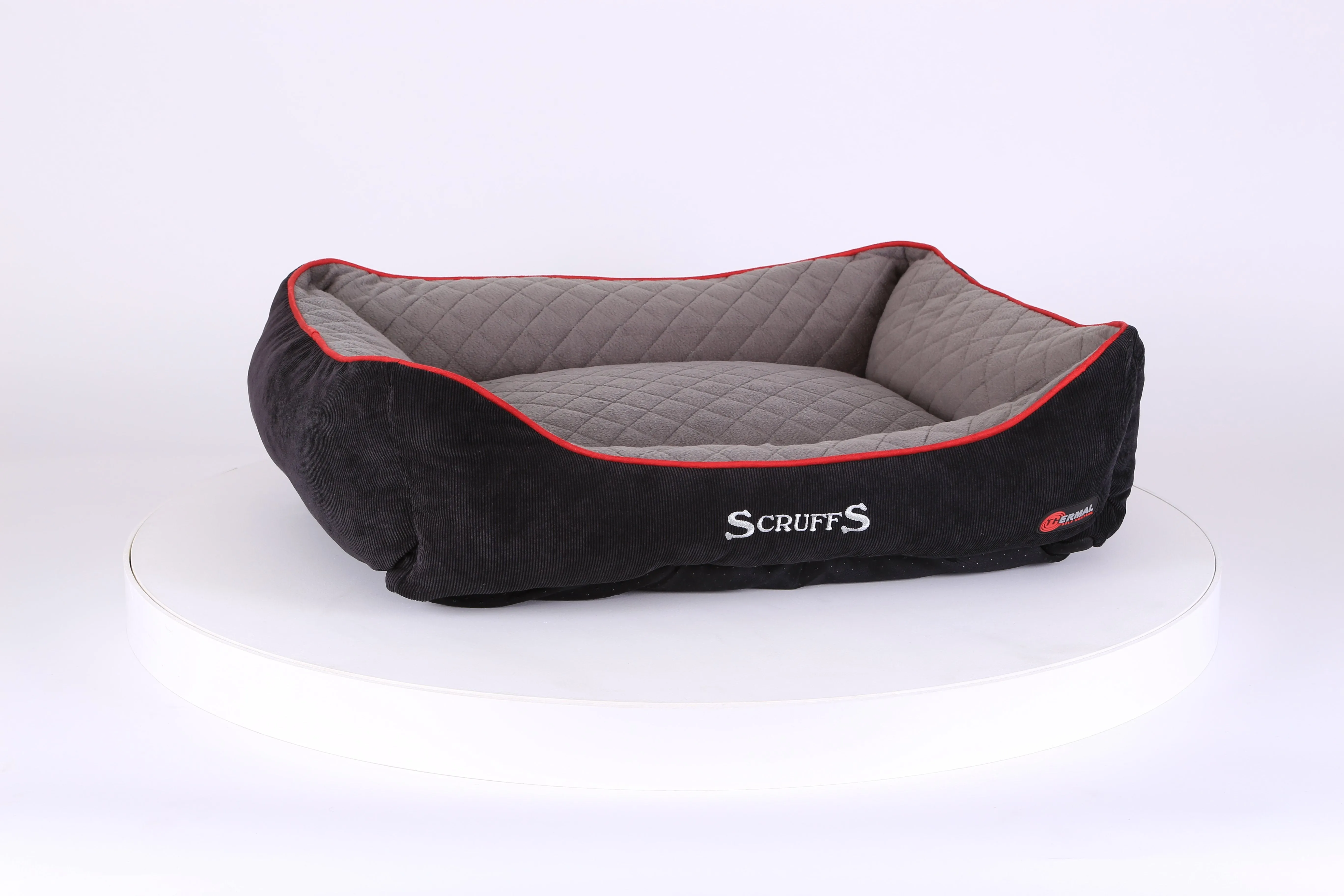 Thermal Box Bed - Black & Grey