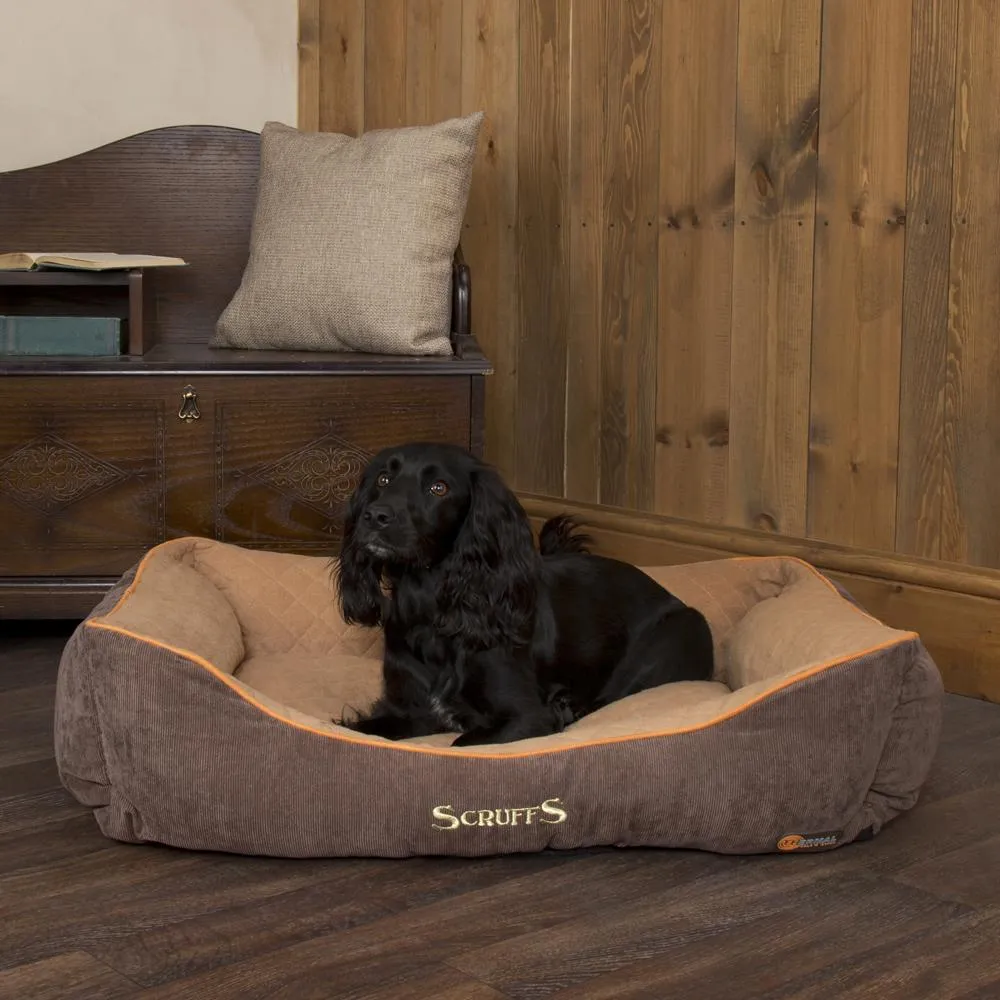 Thermal Box Bed - Brown & Tan