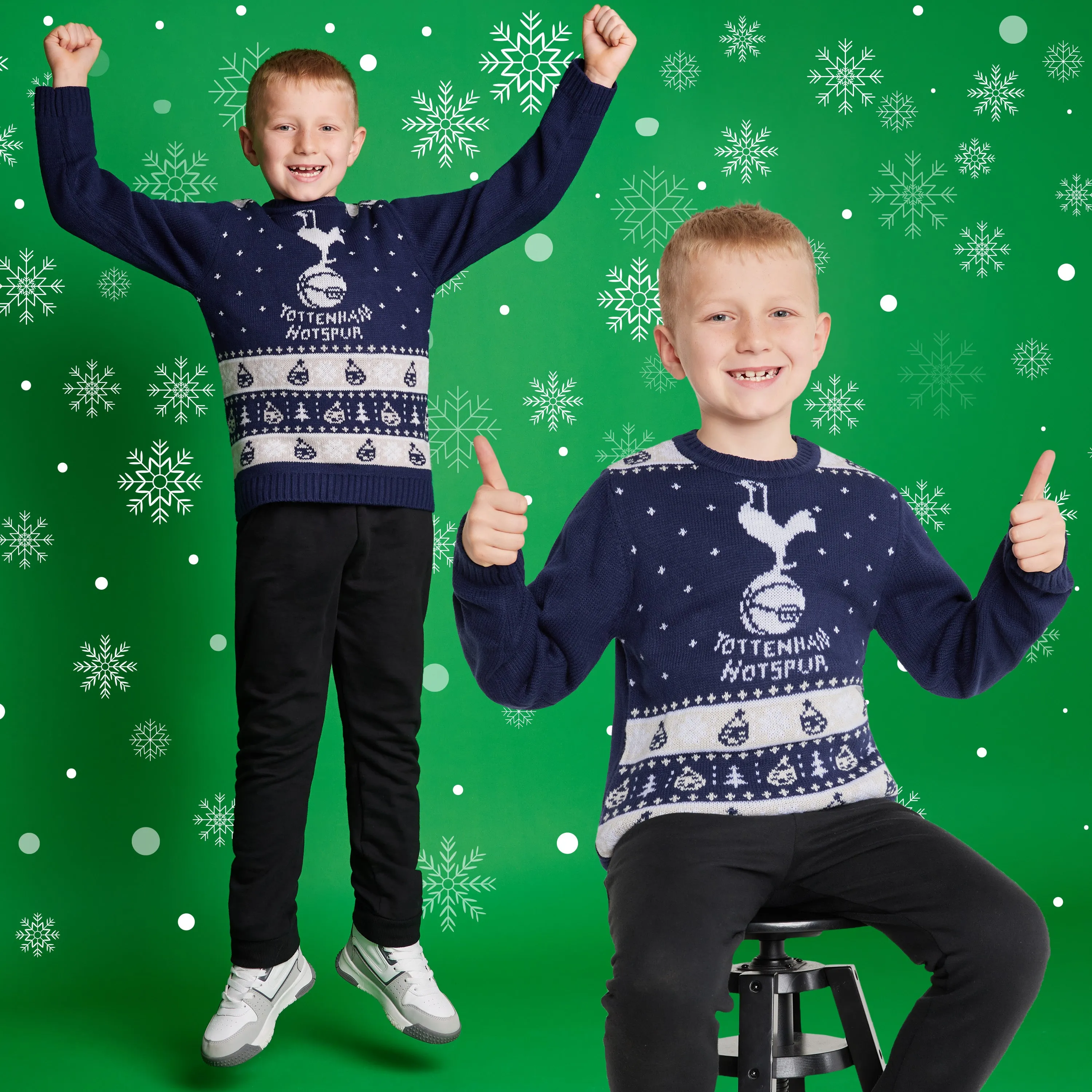 Tottenham Hotspur FC Christmas Jumper for Kids & Teenagers