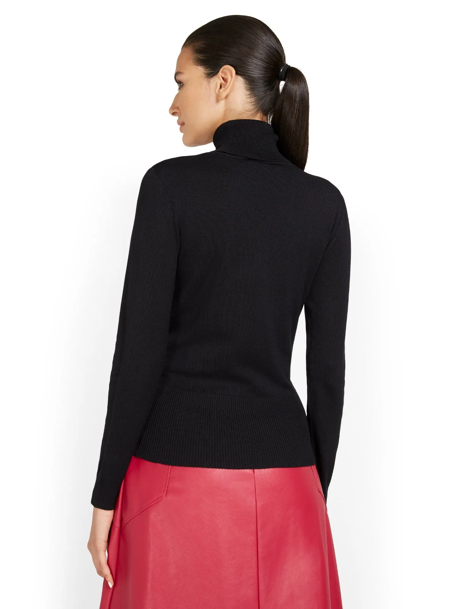 Turtleneck Cut-Out Sweater