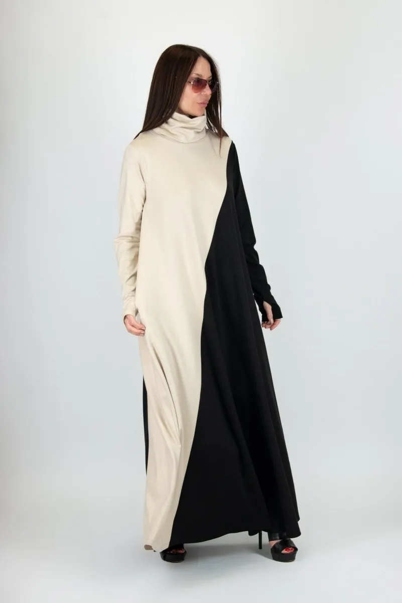 Turtleneck Long Dress  ViVIAN