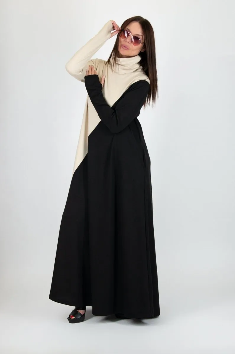 Turtleneck Long Dress  ViVIAN