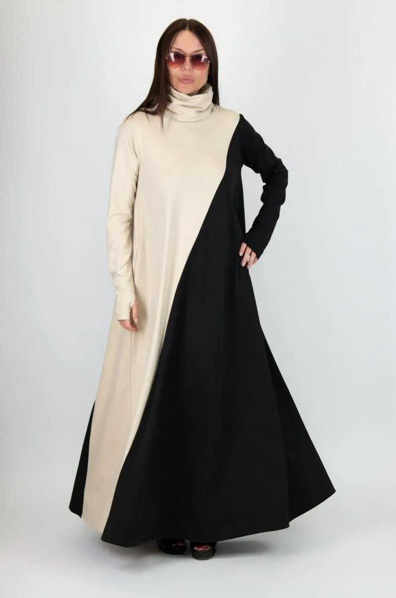 Turtleneck Long Dress  ViVIAN