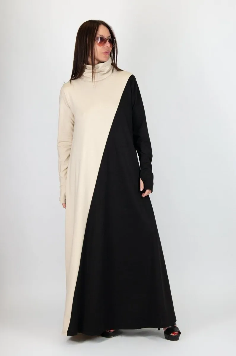 Turtleneck Long Dress  ViVIAN