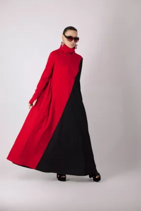 Turtleneck Long Dress  ViVIAN