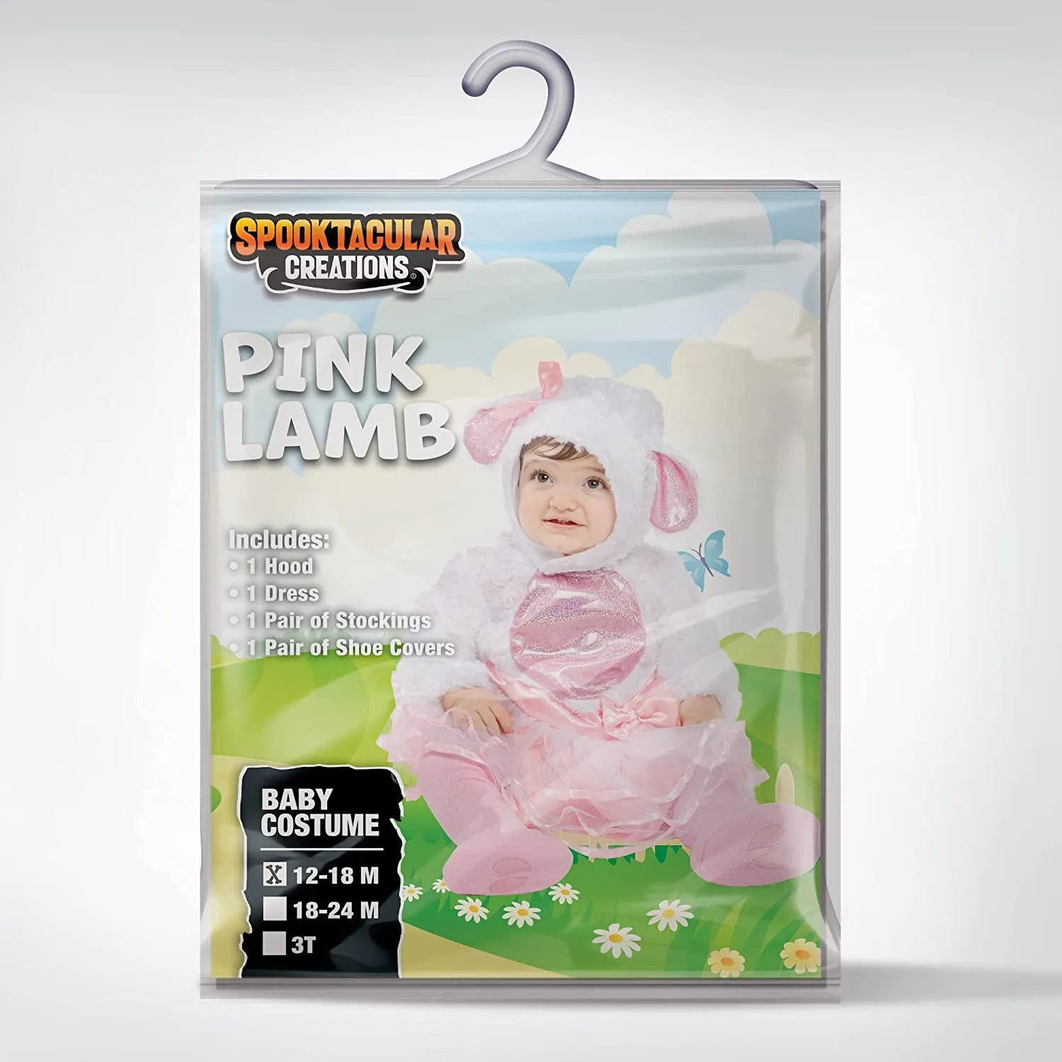 Unisex Pink Lamb Costume - Child