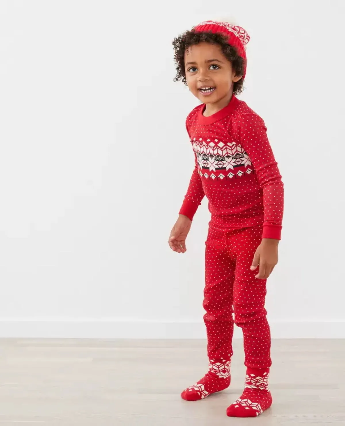 V-Neck Christmas Pjs, Parent-Child Matching Sets