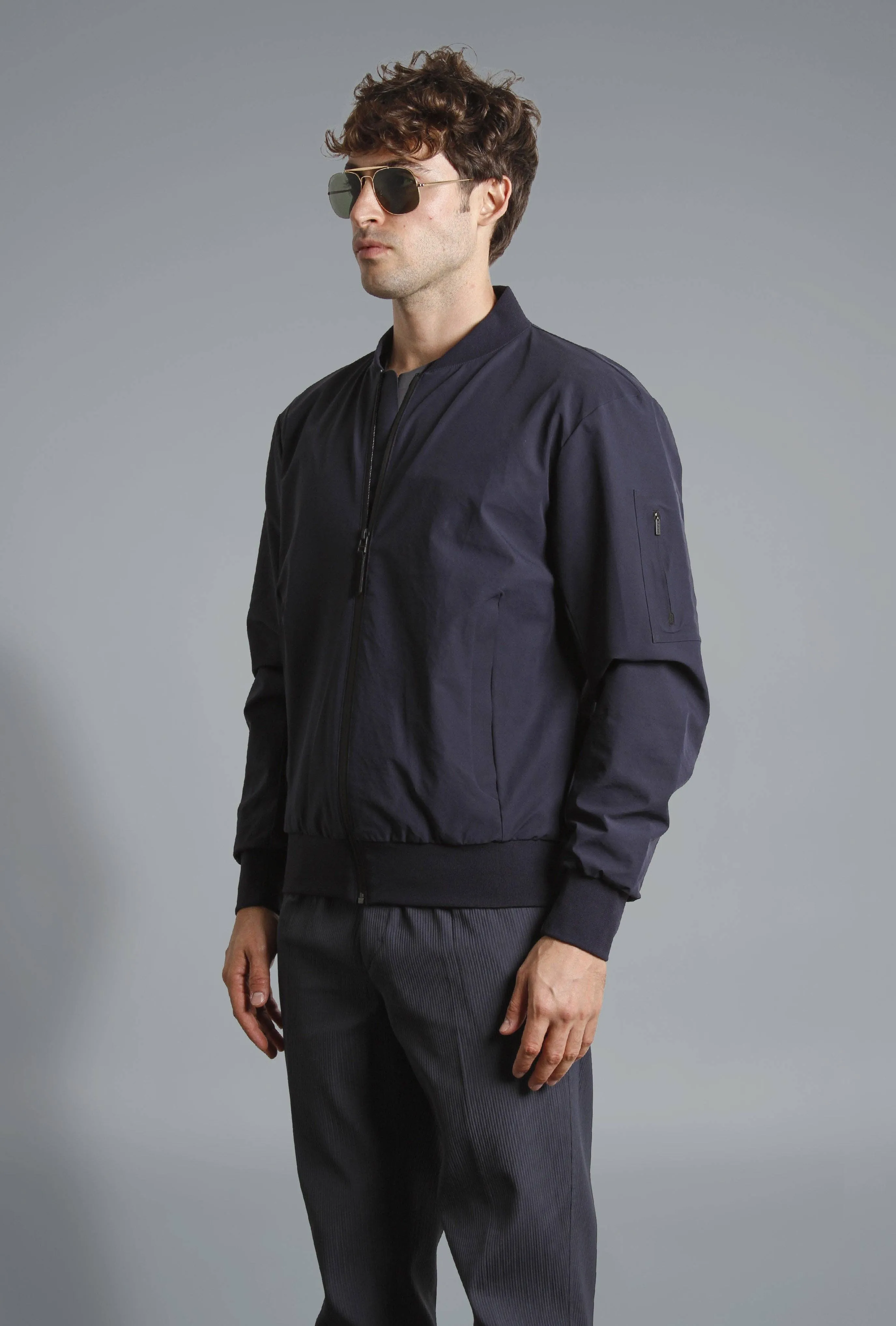 Vanguard Bomber Jacket - Navy