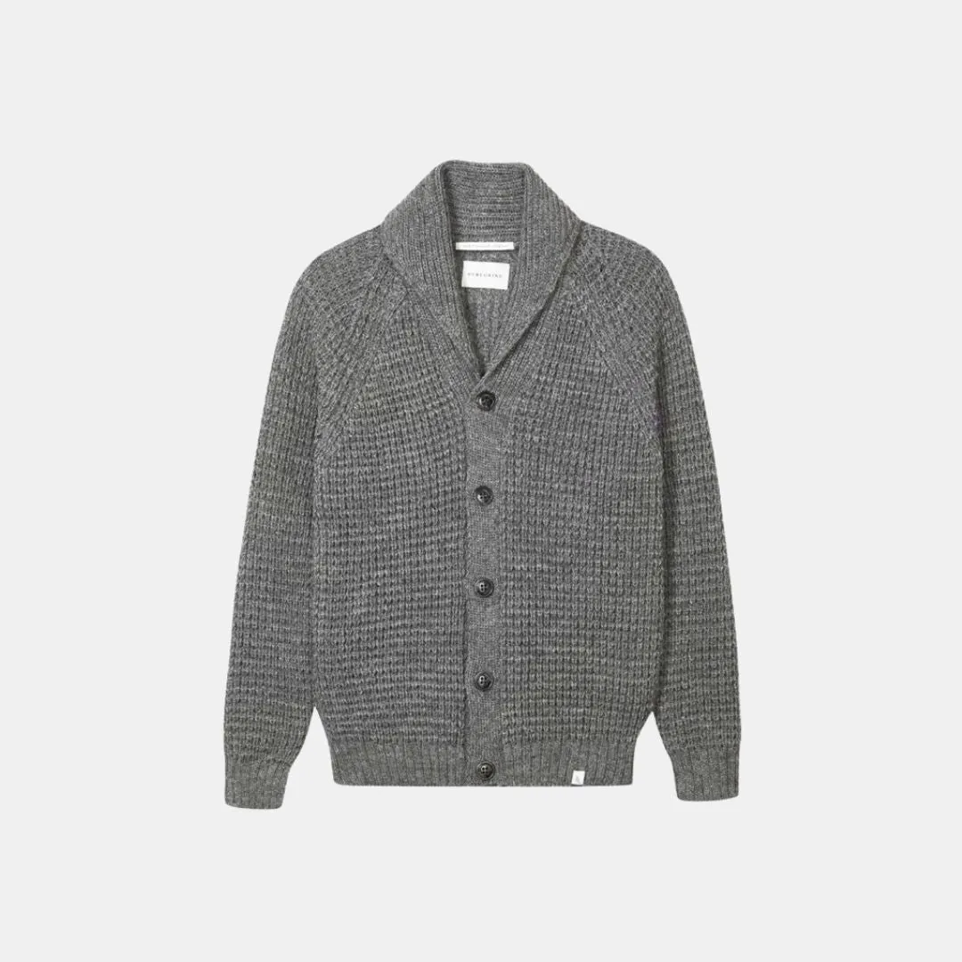 Waffle Shawl Cardigan