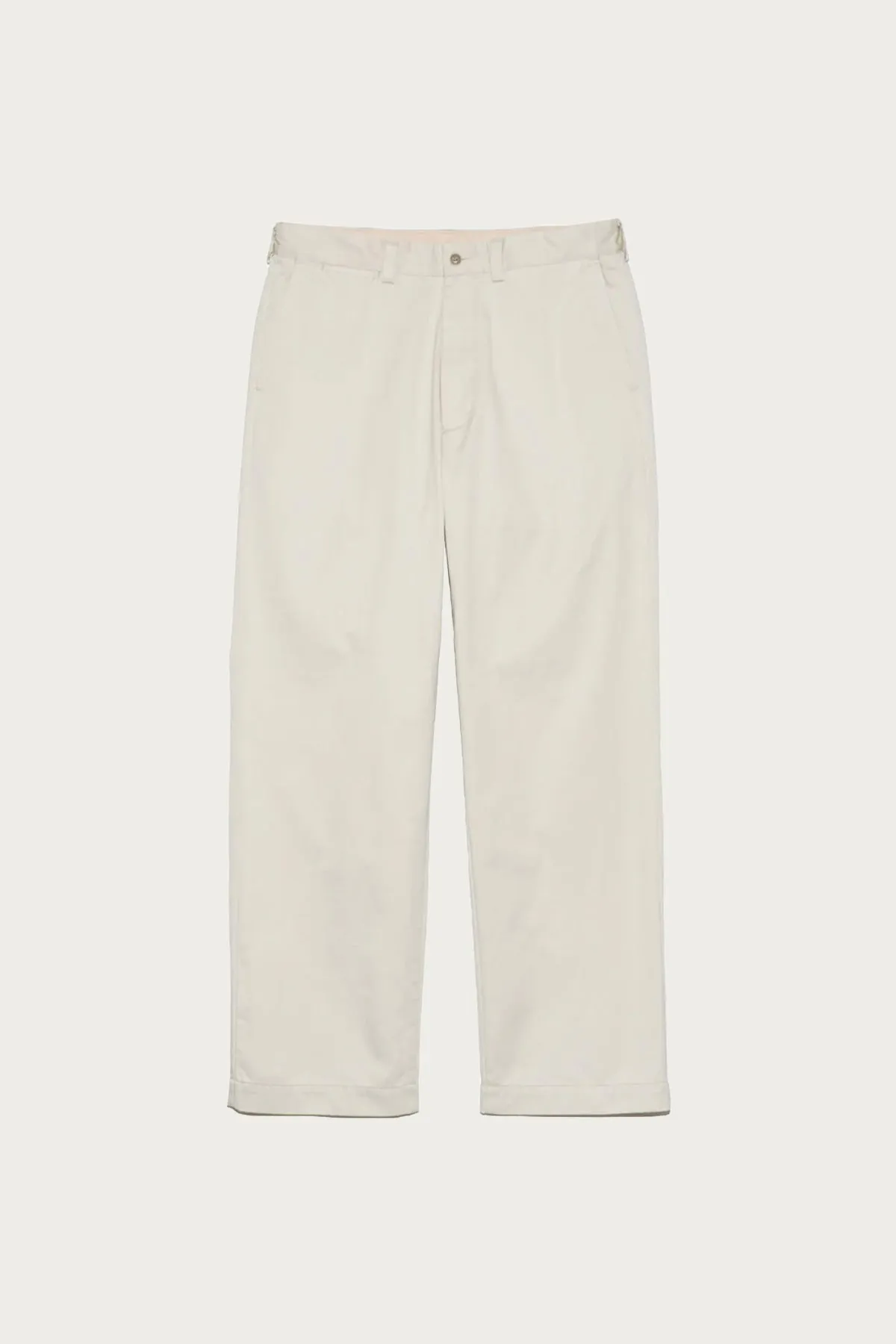 Wide Straight Chino Pants - Dry Sand