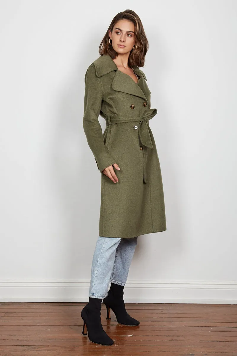 Wish - Officer Coat - Khaki