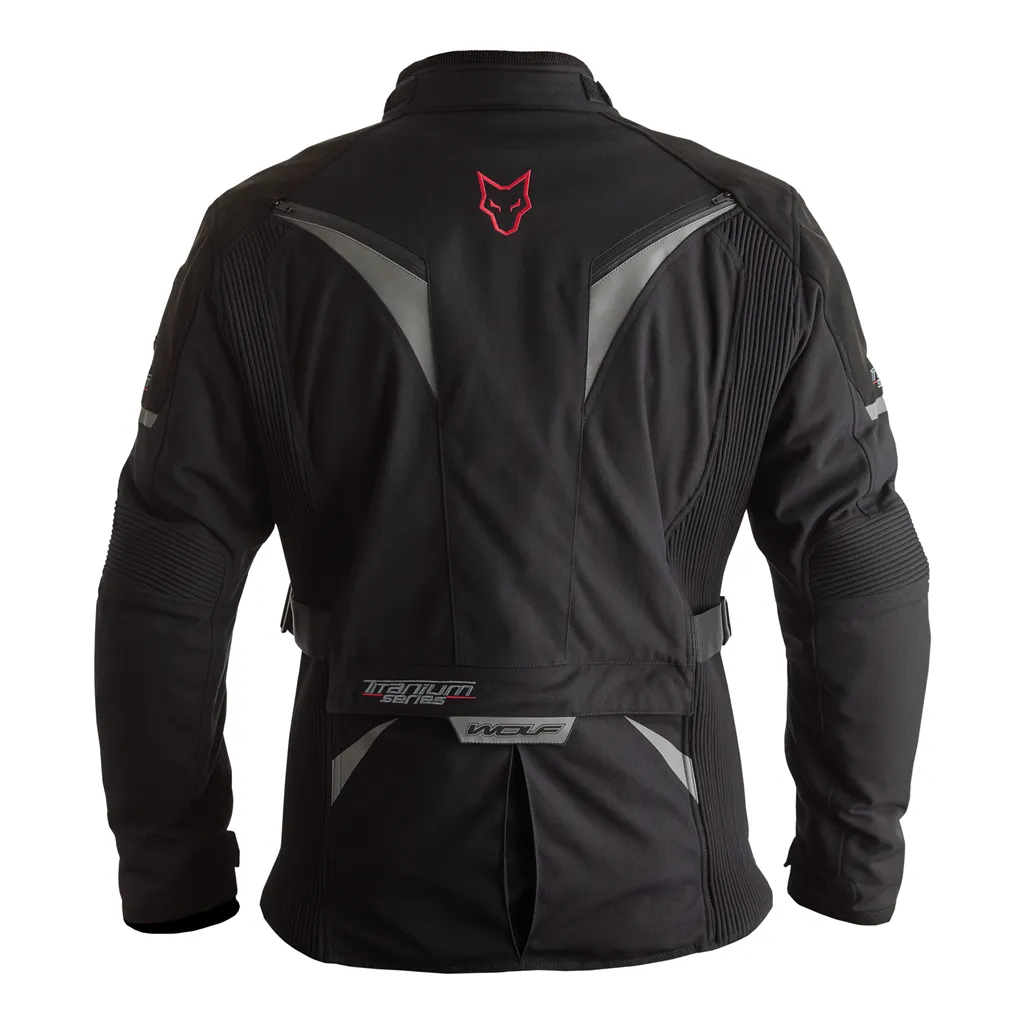 Wolf Titanium Outlast CE Waterproof Textile Jacket - Black