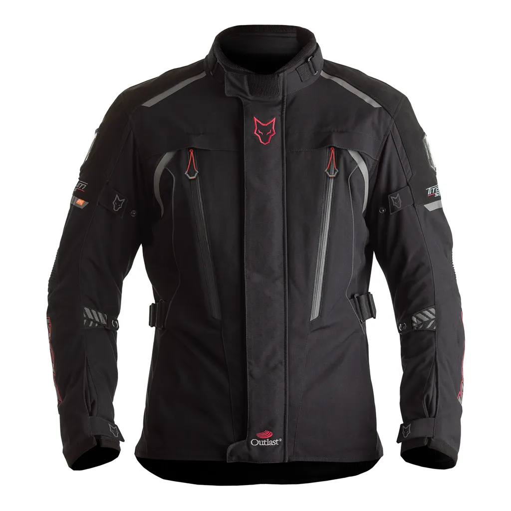 Wolf Titanium Outlast CE Waterproof Textile Jacket - Black