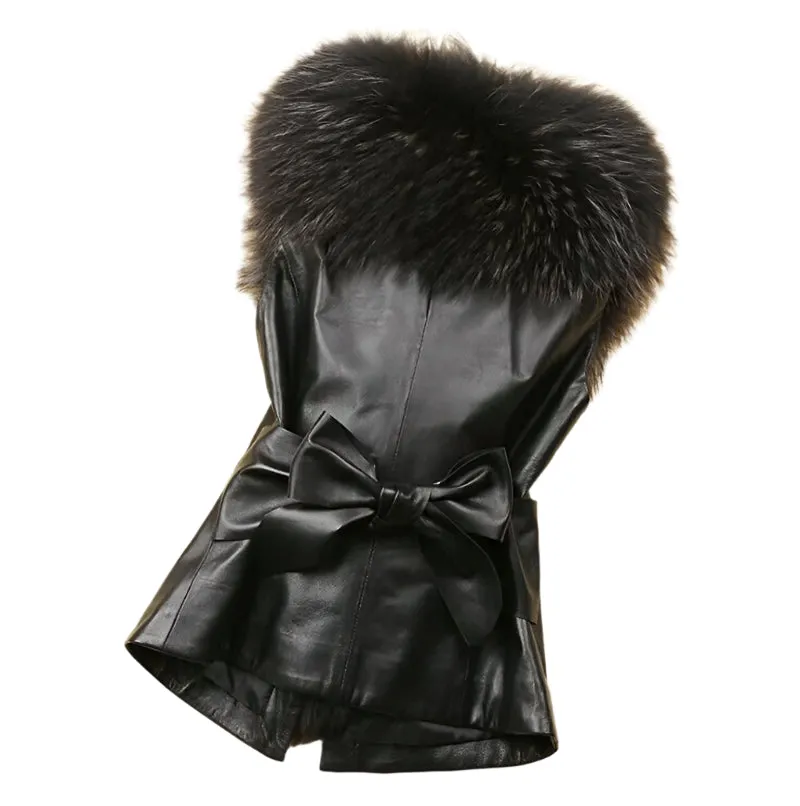 Women’s Imitation Fur Waistcoat – Short Raccoon Fur Vest, Thick Autumn & Winter Coat for Women