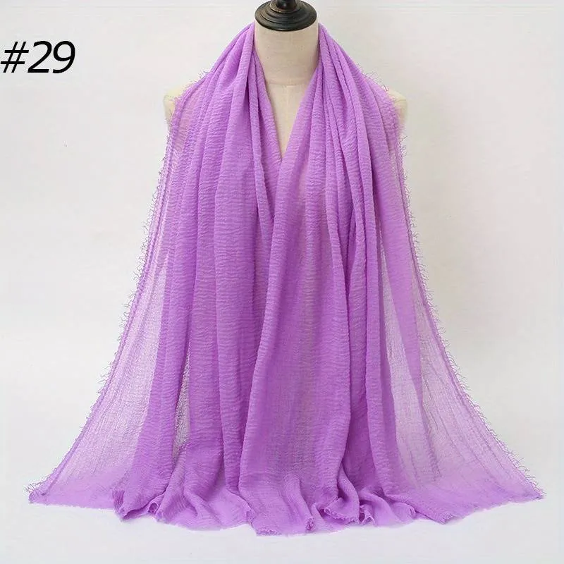 Women's Solid Color Hijab