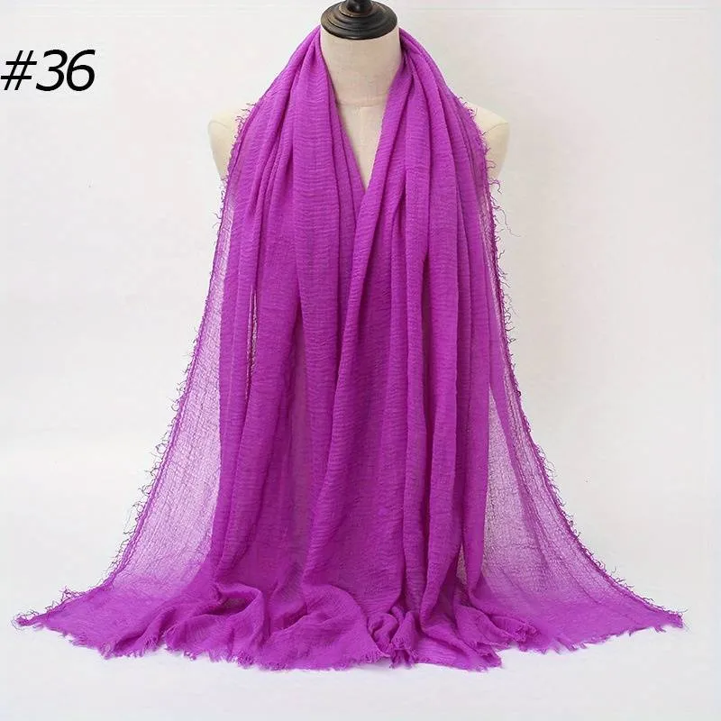 Women's Solid Color Hijab