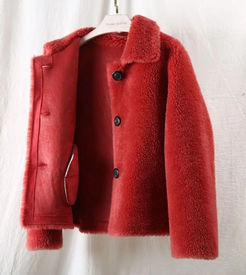 Women's Winter Loose Thick Warm Wool Coat