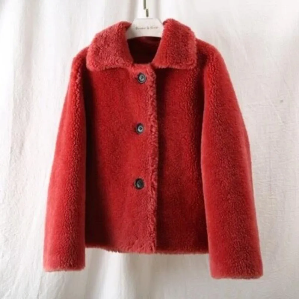 Women's Winter Loose Thick Warm Wool Coat