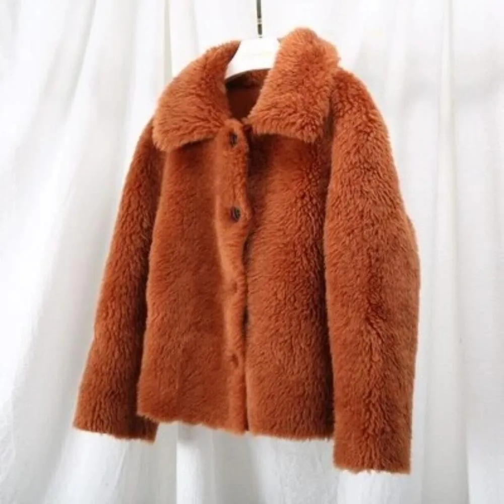 Women's Winter Loose Thick Warm Wool Coat