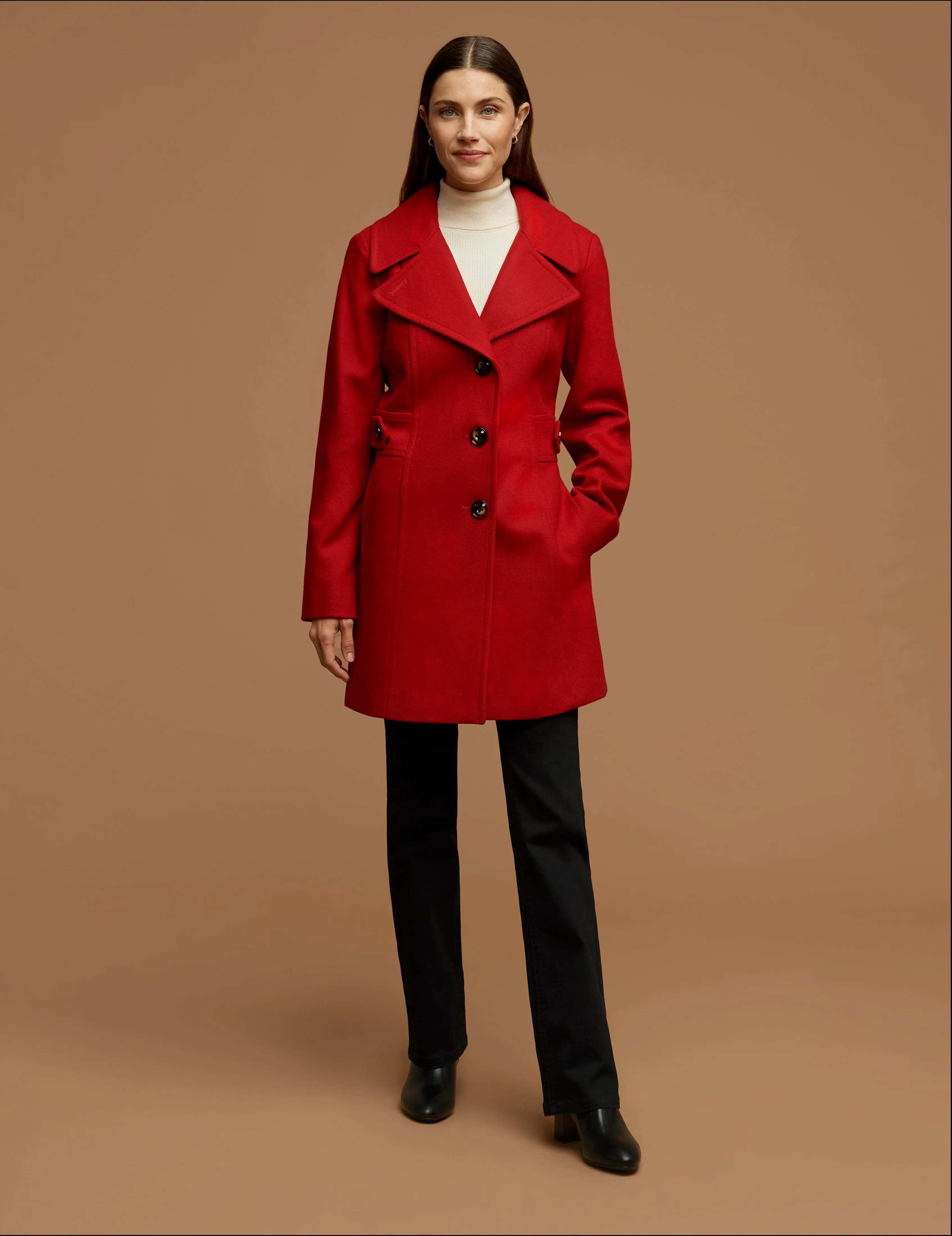 Wool Coat With Buttons