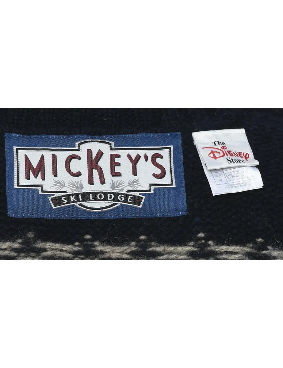 Wool Mickey Nordic Jumper - S