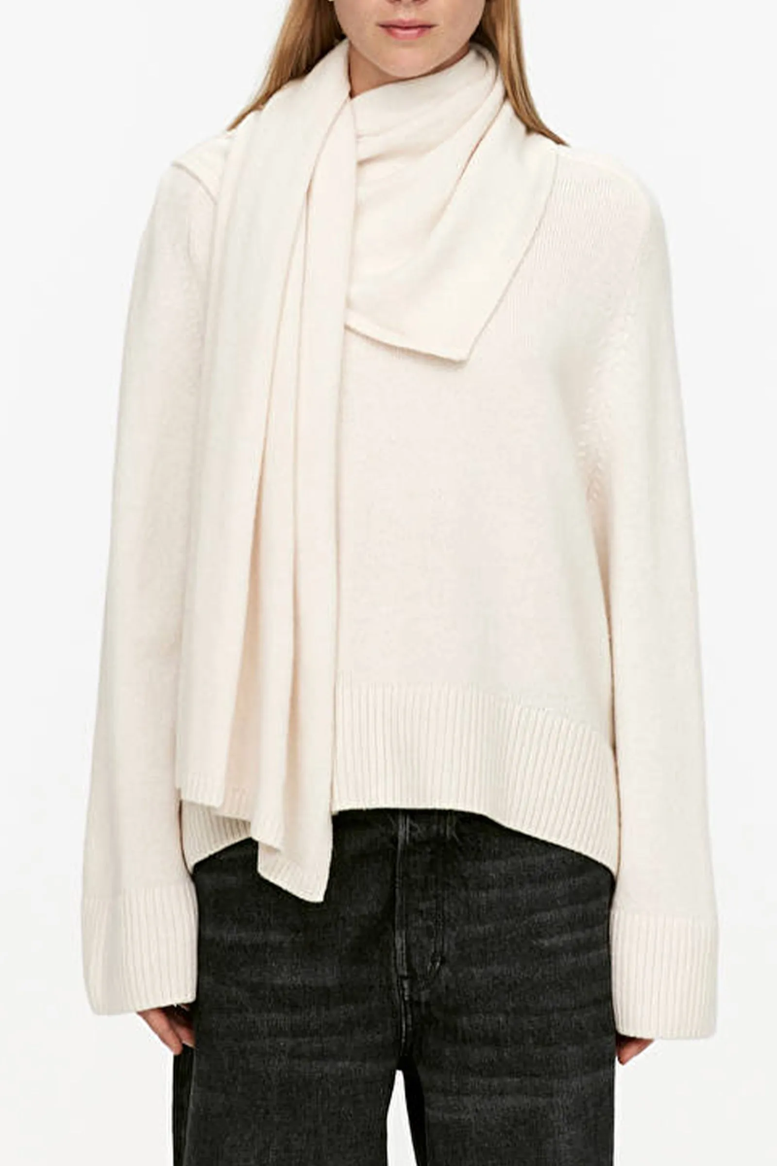 Wool Scarf Jumper