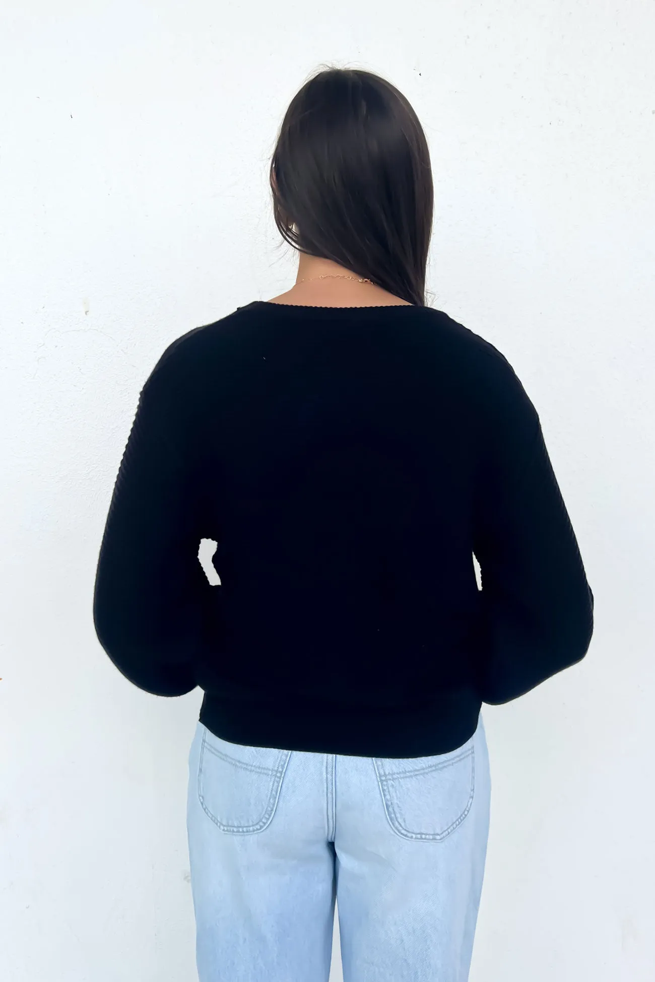 Zailey Knit Jumper Black